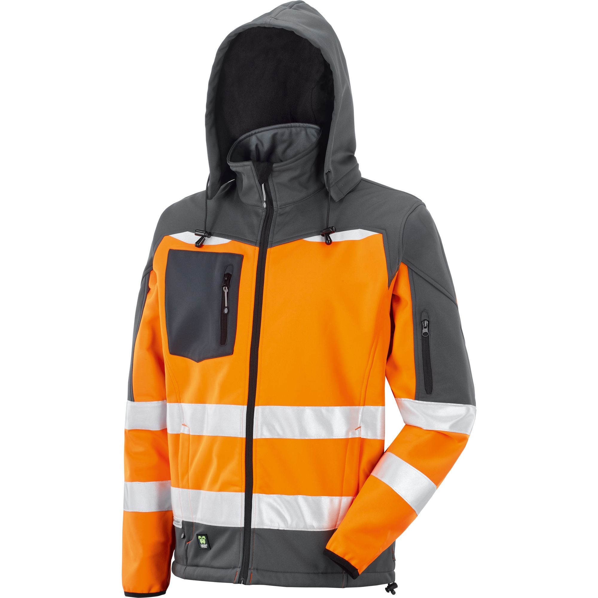 Giubbotto da Lavoro Neri alta visibilità softshell Casilina 455135
