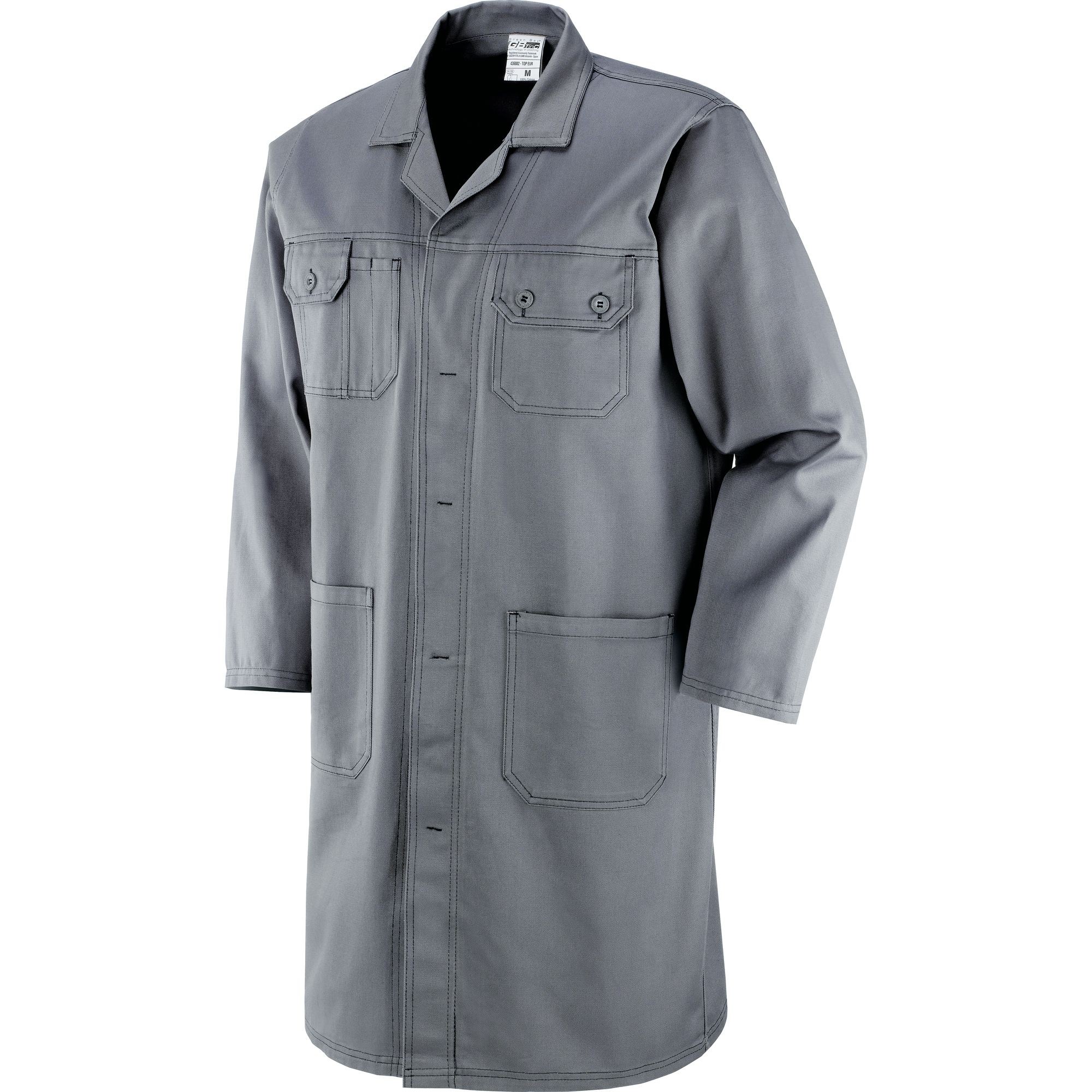 Camice da Lavoro Neri resistente in cotone Top Eur 436080