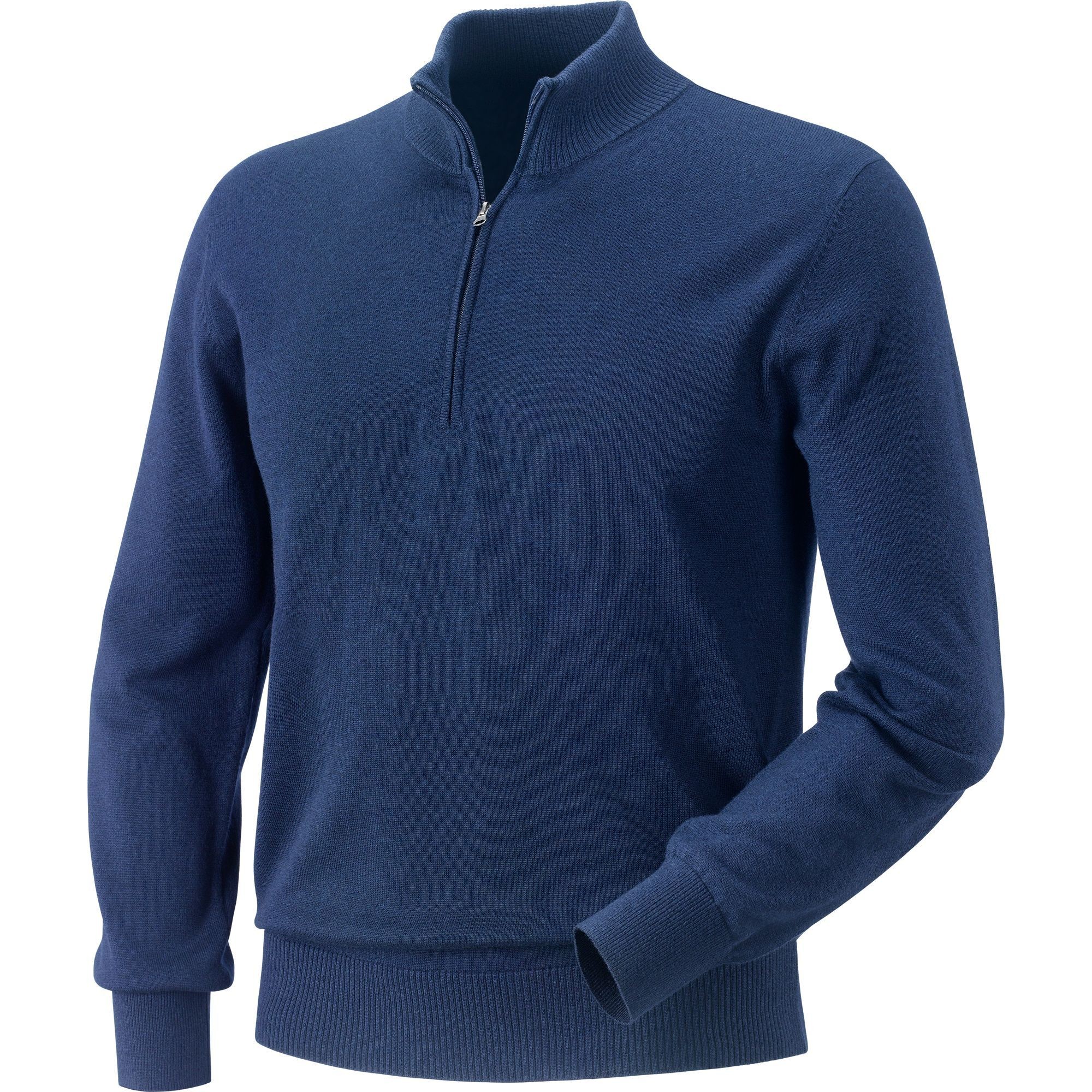 Maglione da Lavoro Neri con collo alto e zip Bormio 455013