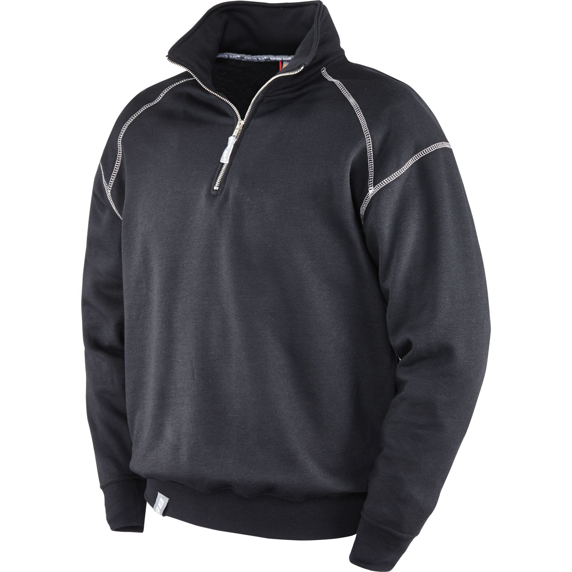Felpa da Lavoro Neri con mezza zip Cermis 455059