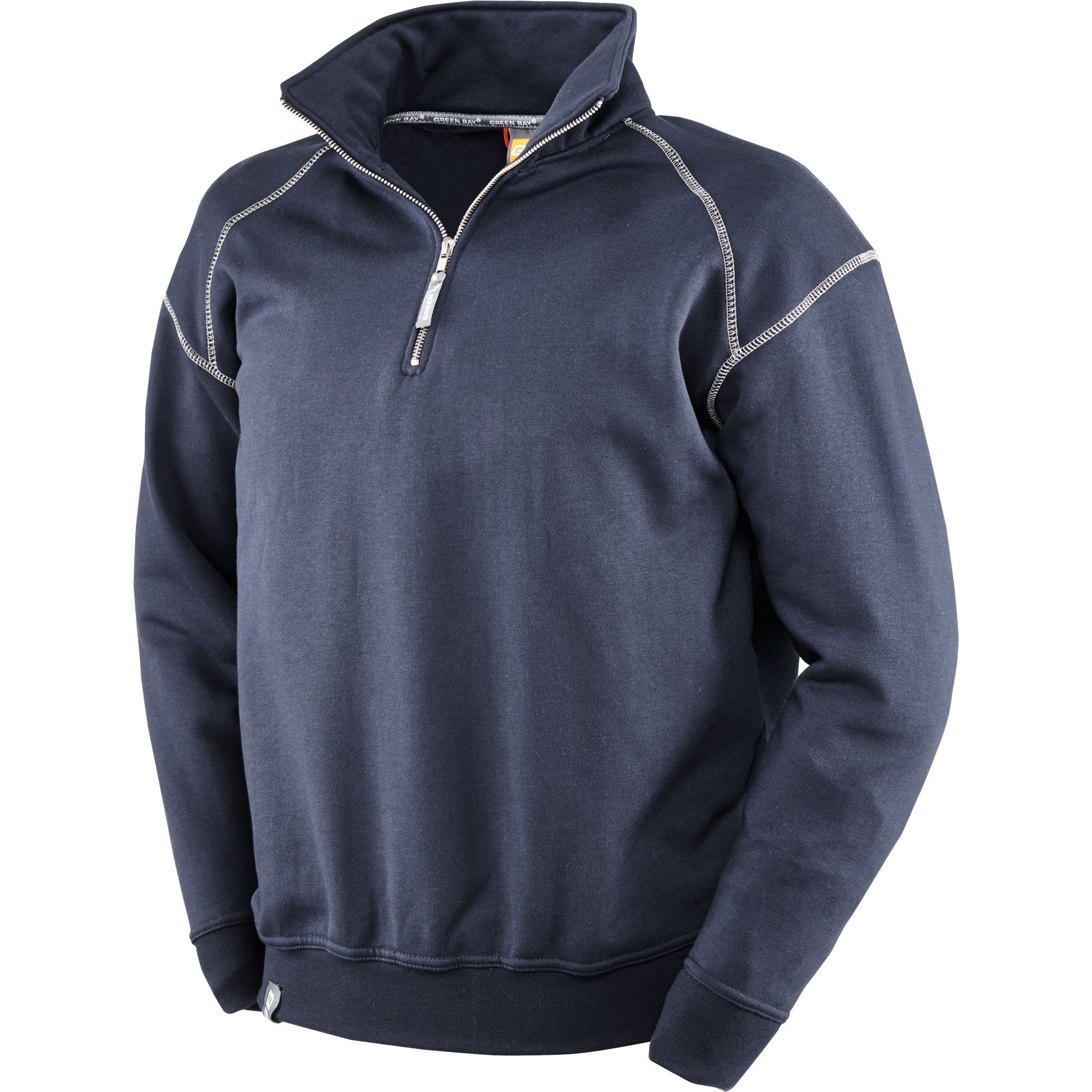 Felpa da Lavoro Neri con mezza zip Cermis 455059