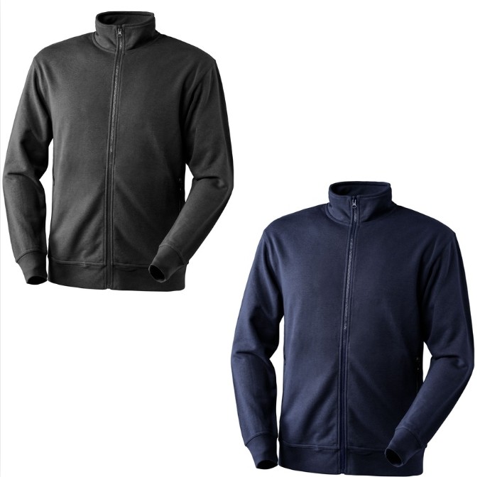 Felpa da Lavoro Neri full zip Hoover 455083