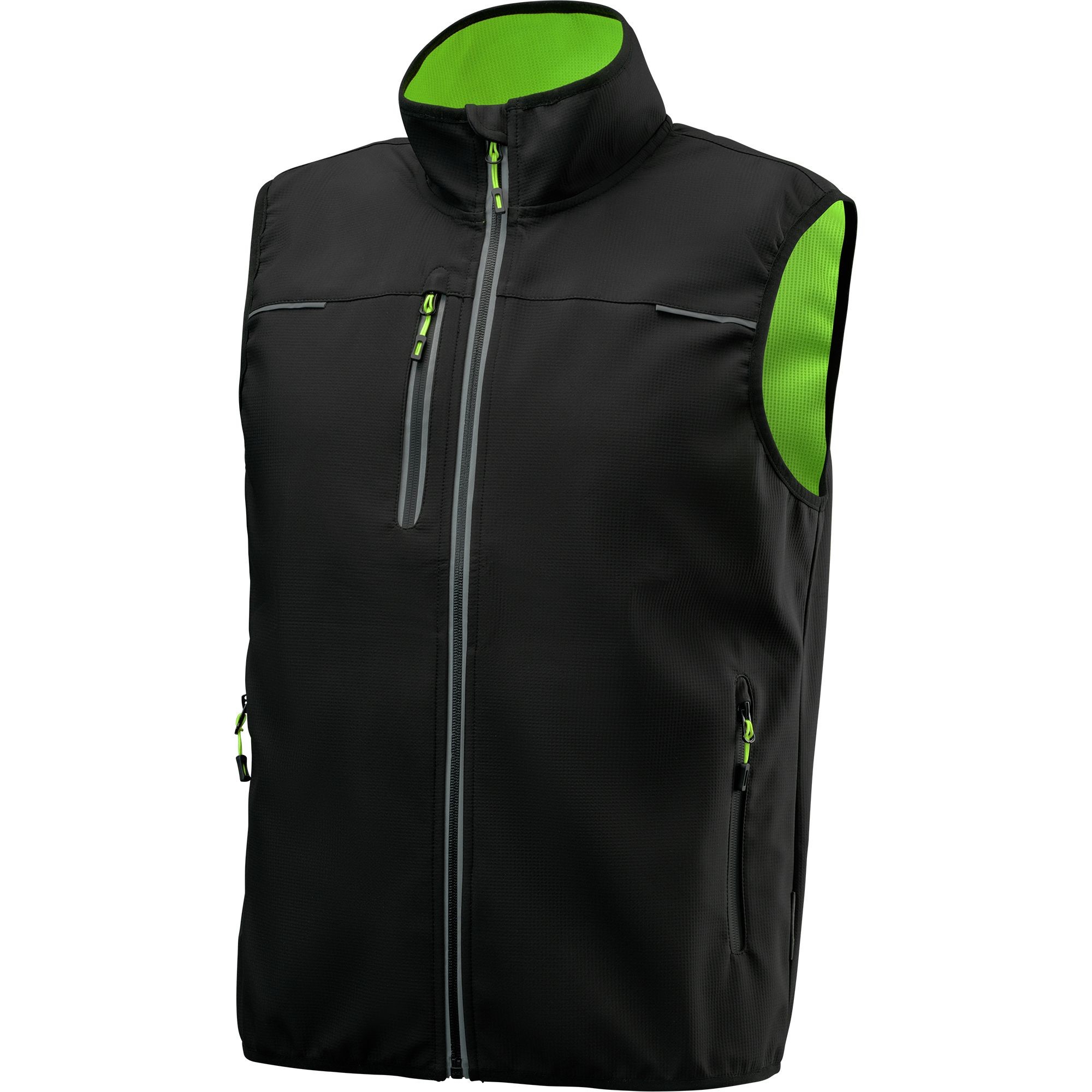 Gilet da Lavoro Neri Multitasche idropellente Tennessee 422230