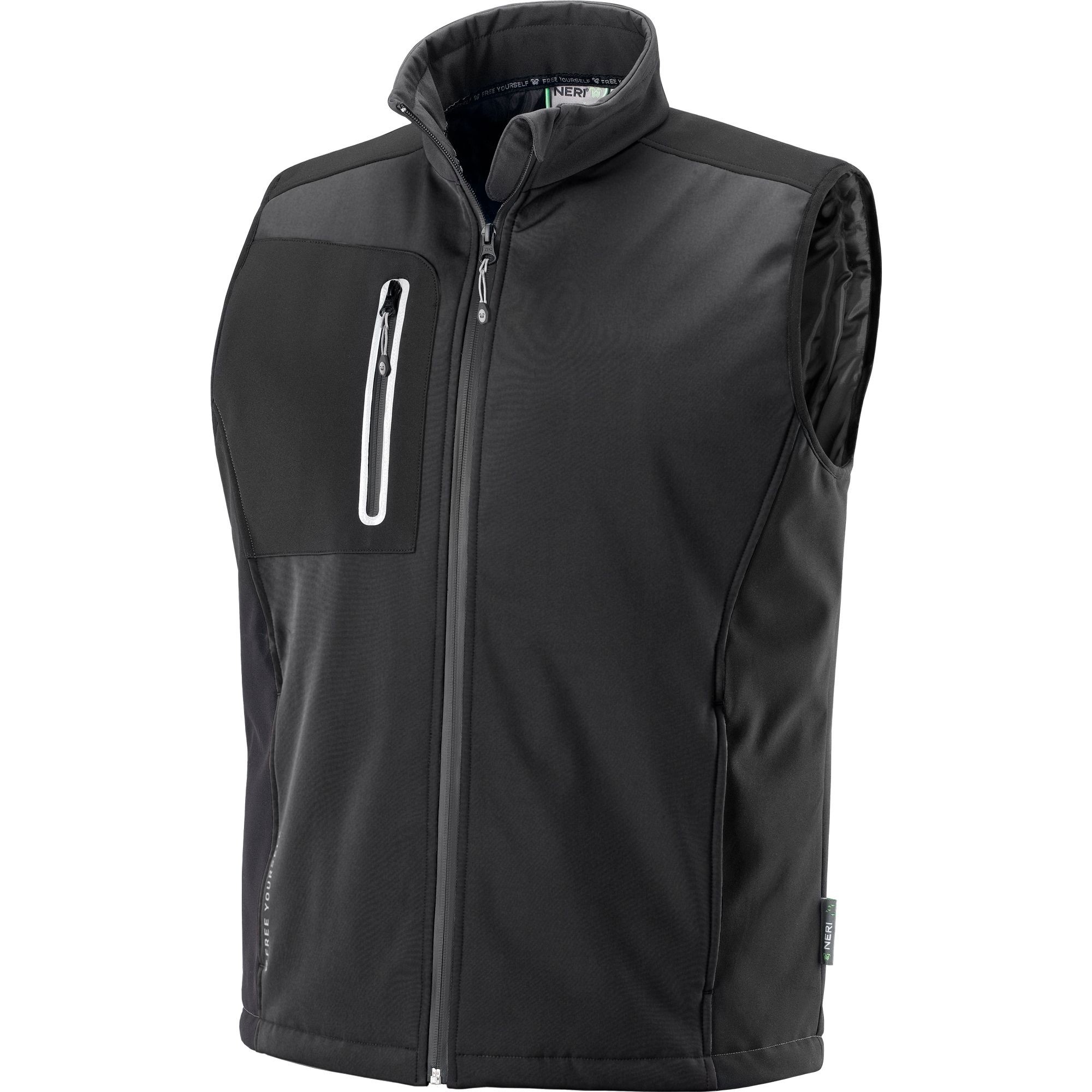 Gilet da Lavoro Neri Softshell imbottito Kiel 422009