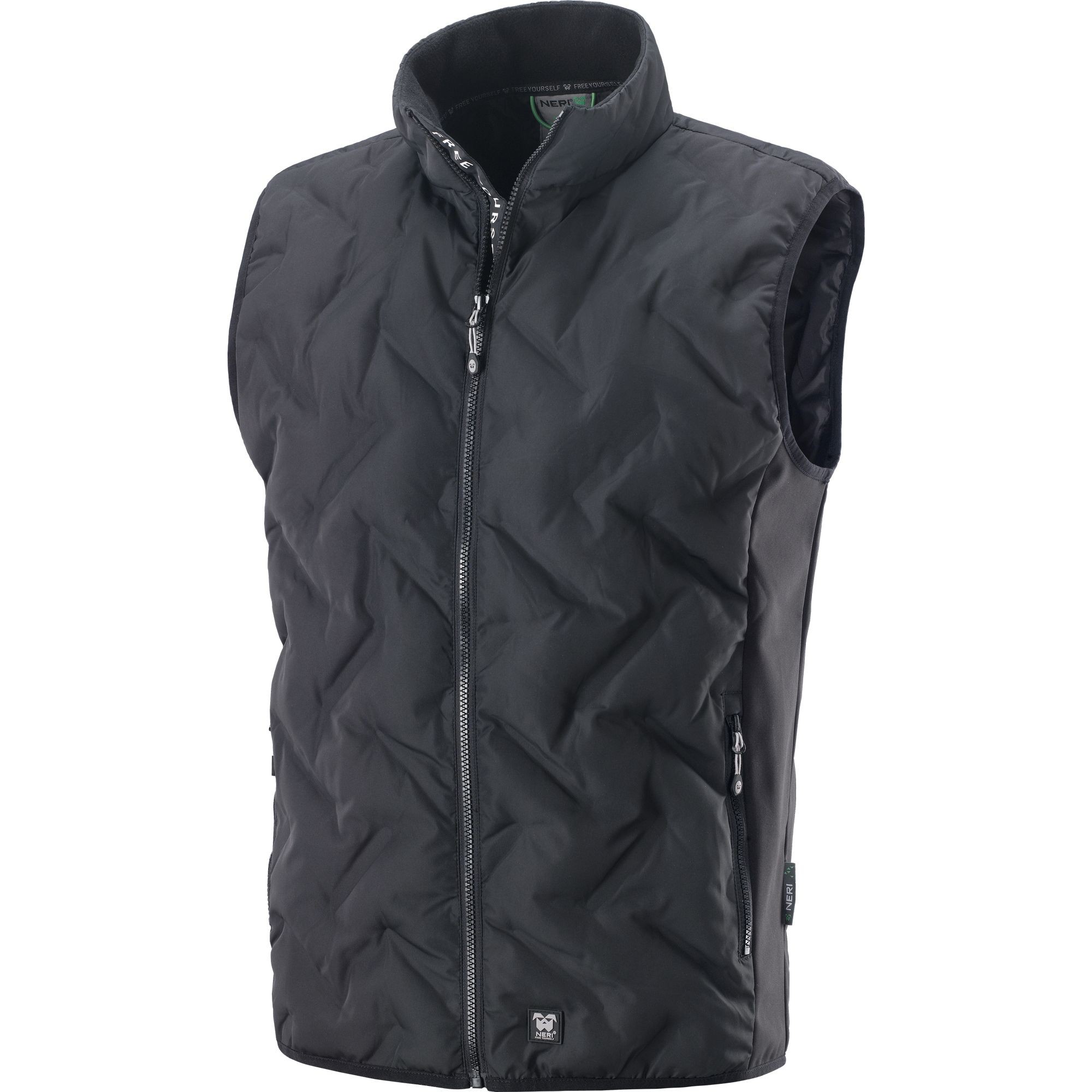 Gilet da Lavoro Neri imbottito impermeabile Nebraska 422039
