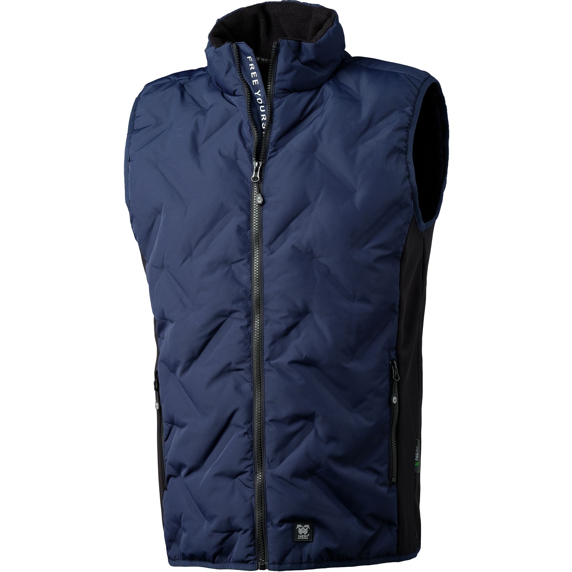 Gilet da Lavoro Neri imbottito Nebraska antivento Softshell 422063