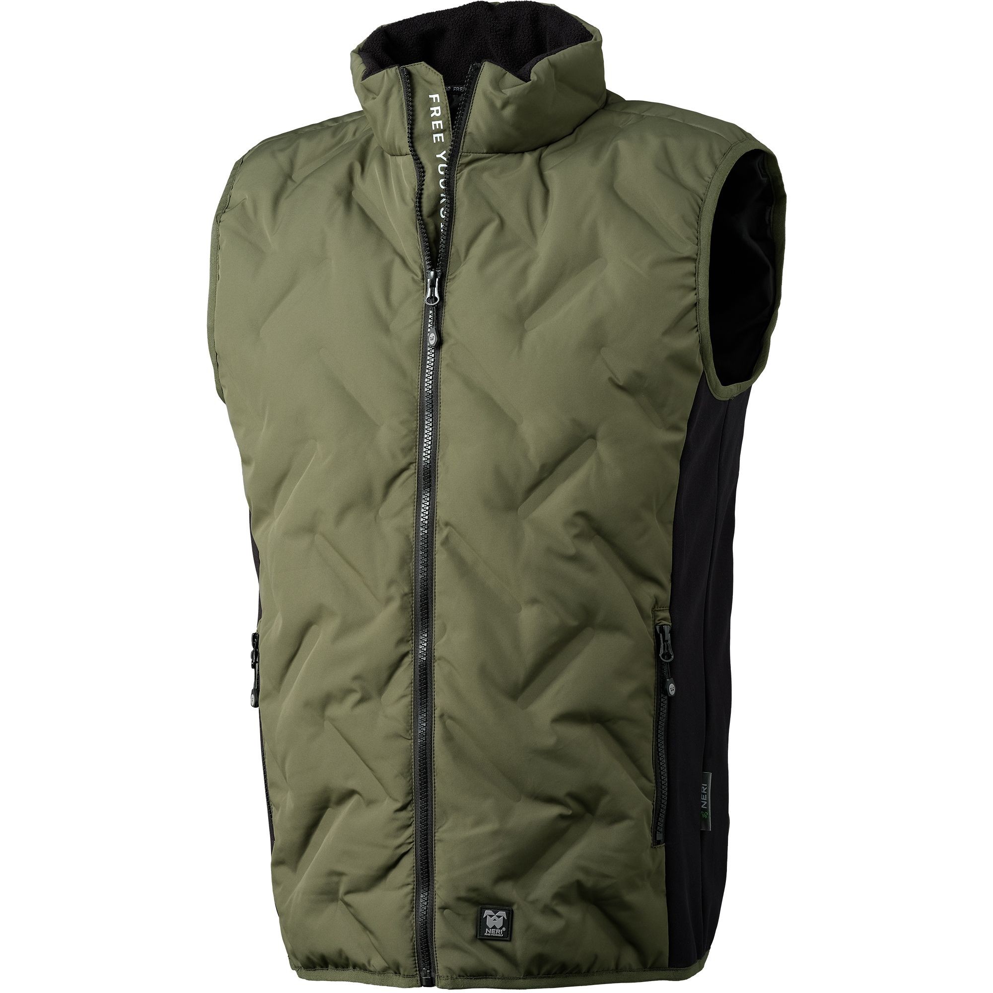 Gilet da Lavoro Neri imbottito Nebraska antivento Softshell 422063