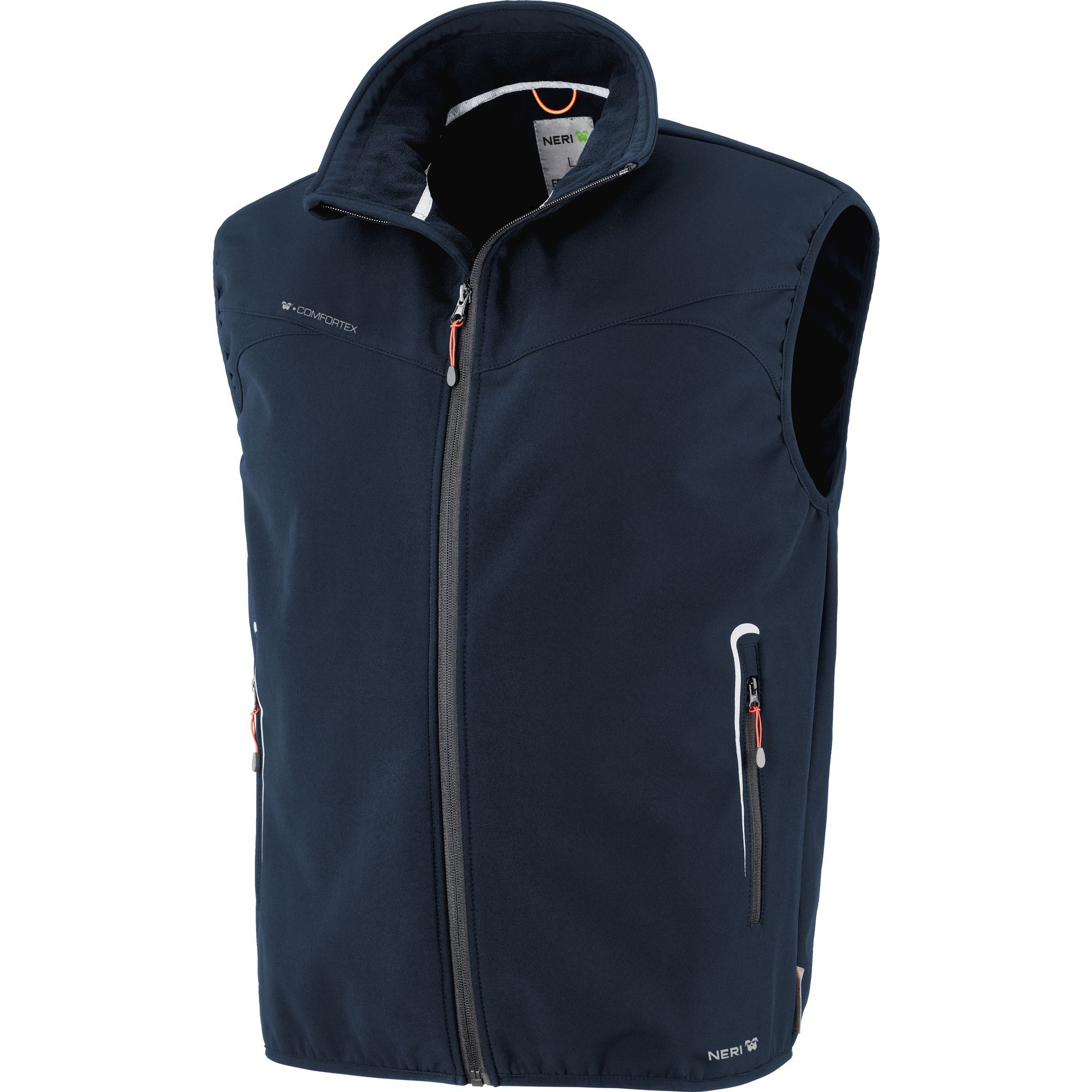 Gilet da Lavoro Neri Jackson imbottito con interno in micropile 422091
