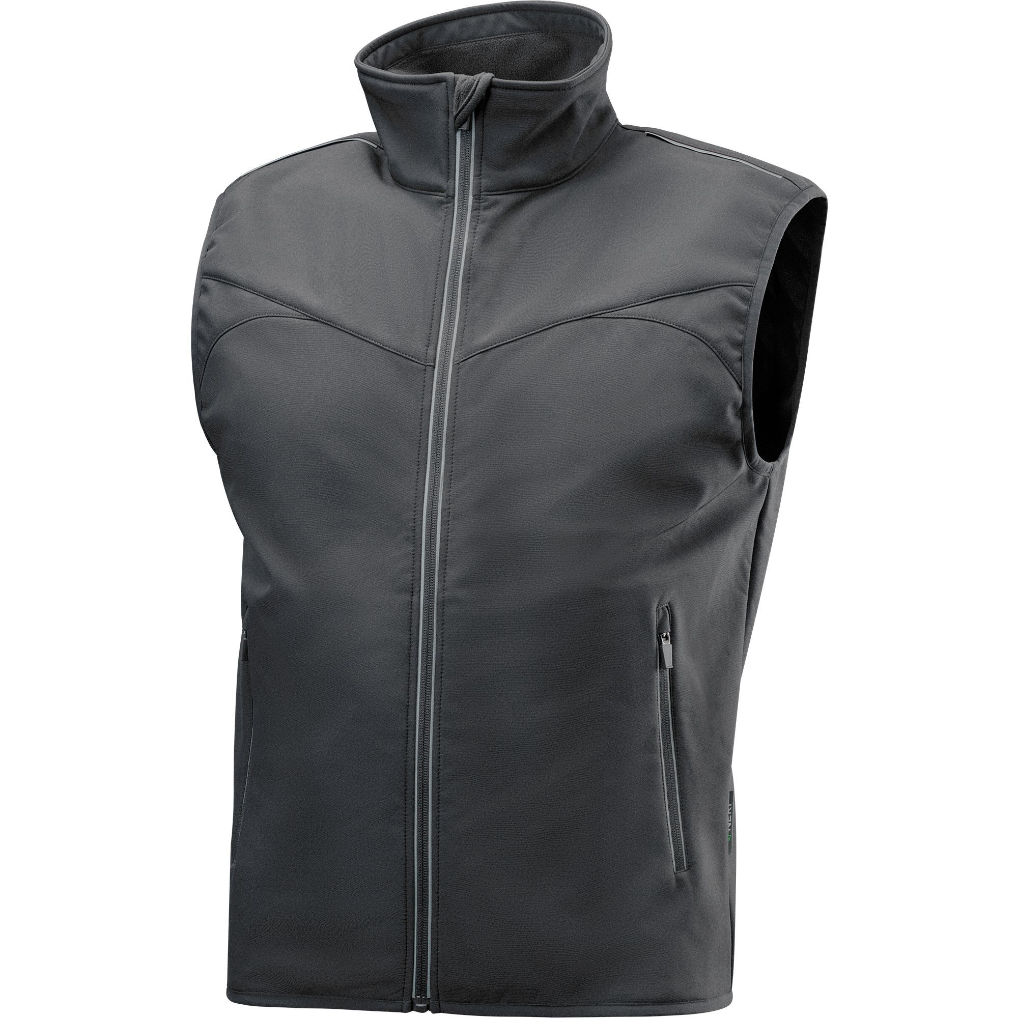 Gilet da Lavoro Neri tecnico in softshell con interno in pile 422101