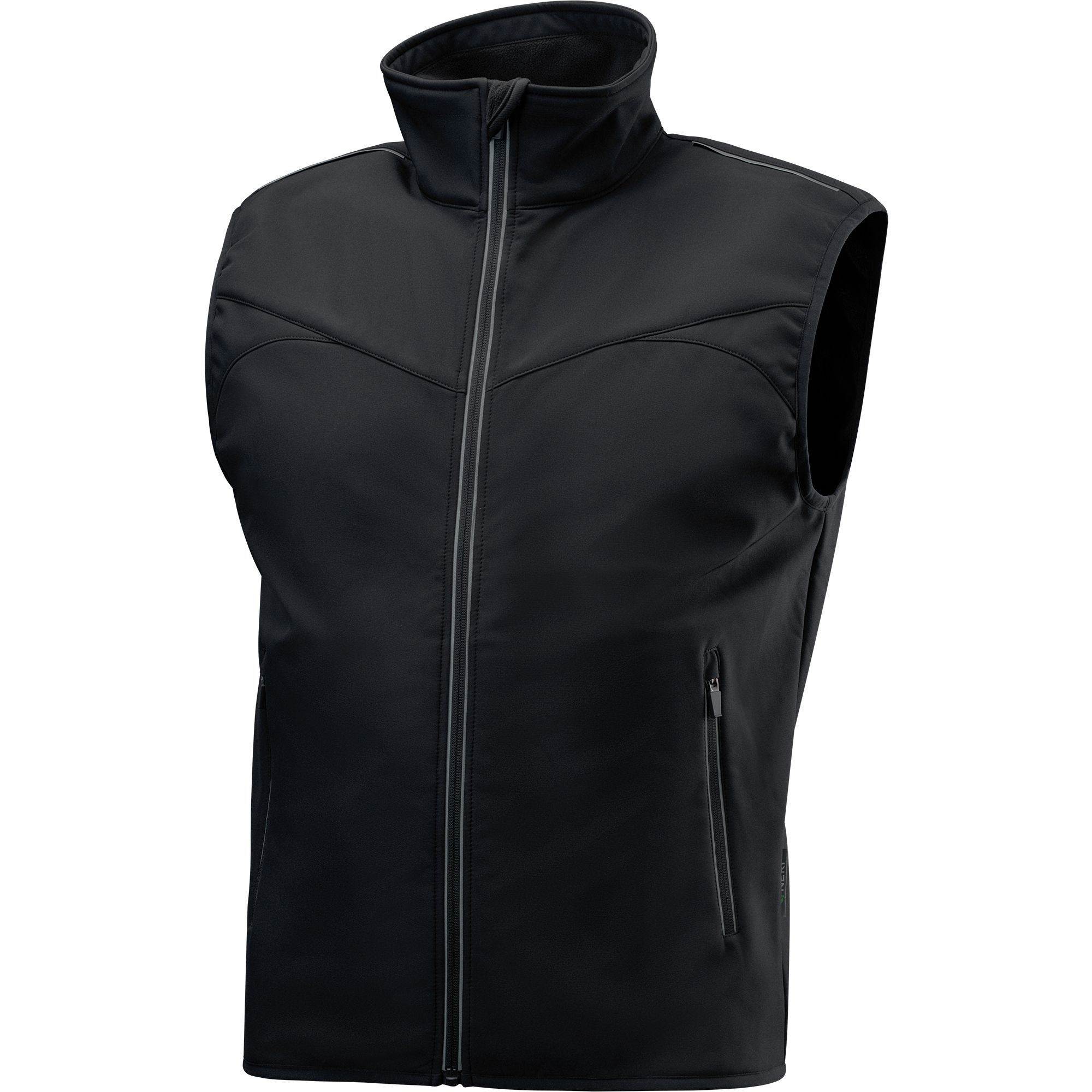 Gilet da Lavoro Neri tecnico in softshell con interno in pile 422101