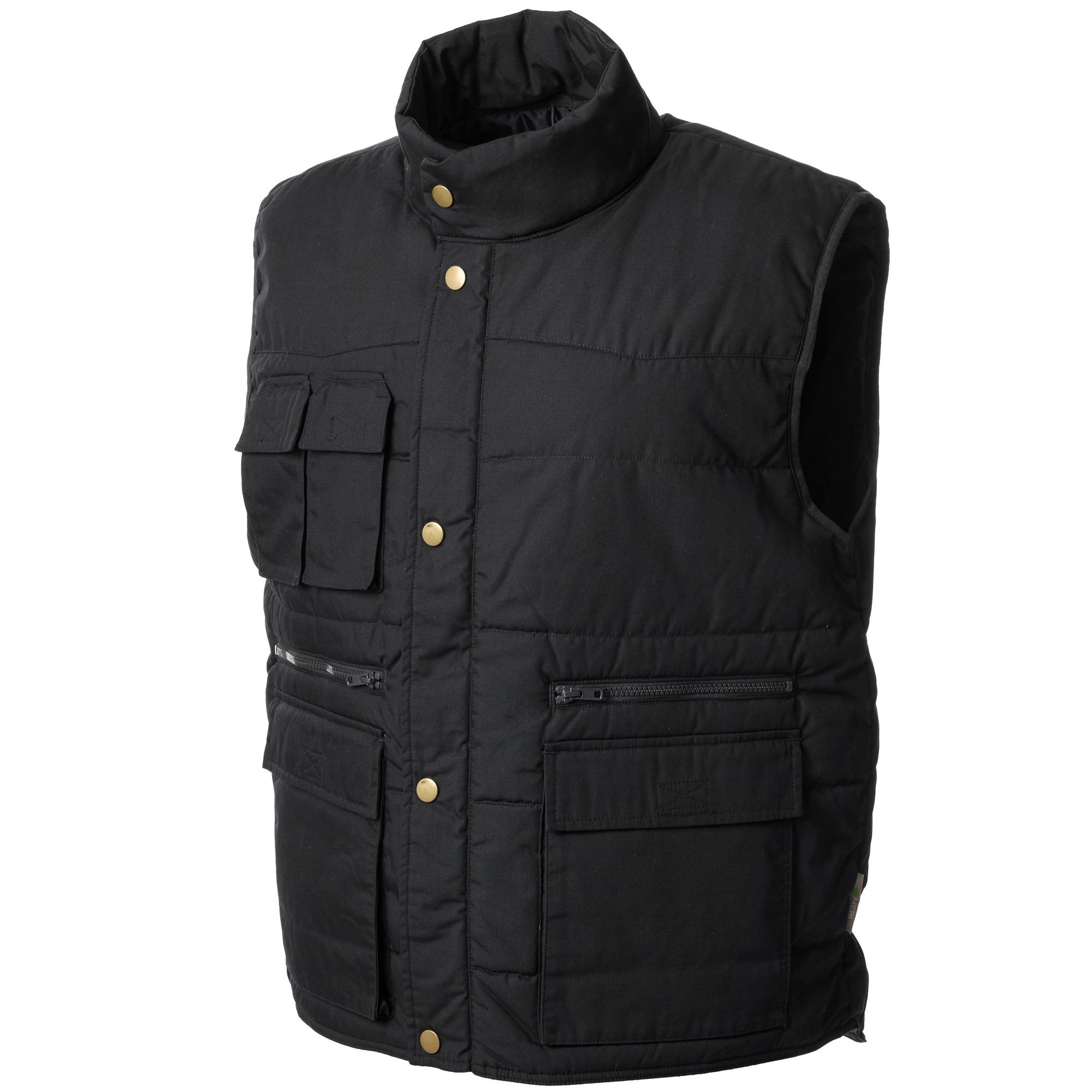 Gilet da Lavoro Neri imbottito multitasche New Annecy 422117