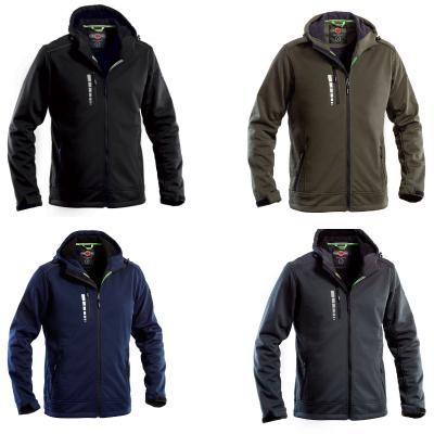 Giacca da Lavoro Multitasche Softshell Impermeabile con Capuccio P&P Loyal GGXD3 300