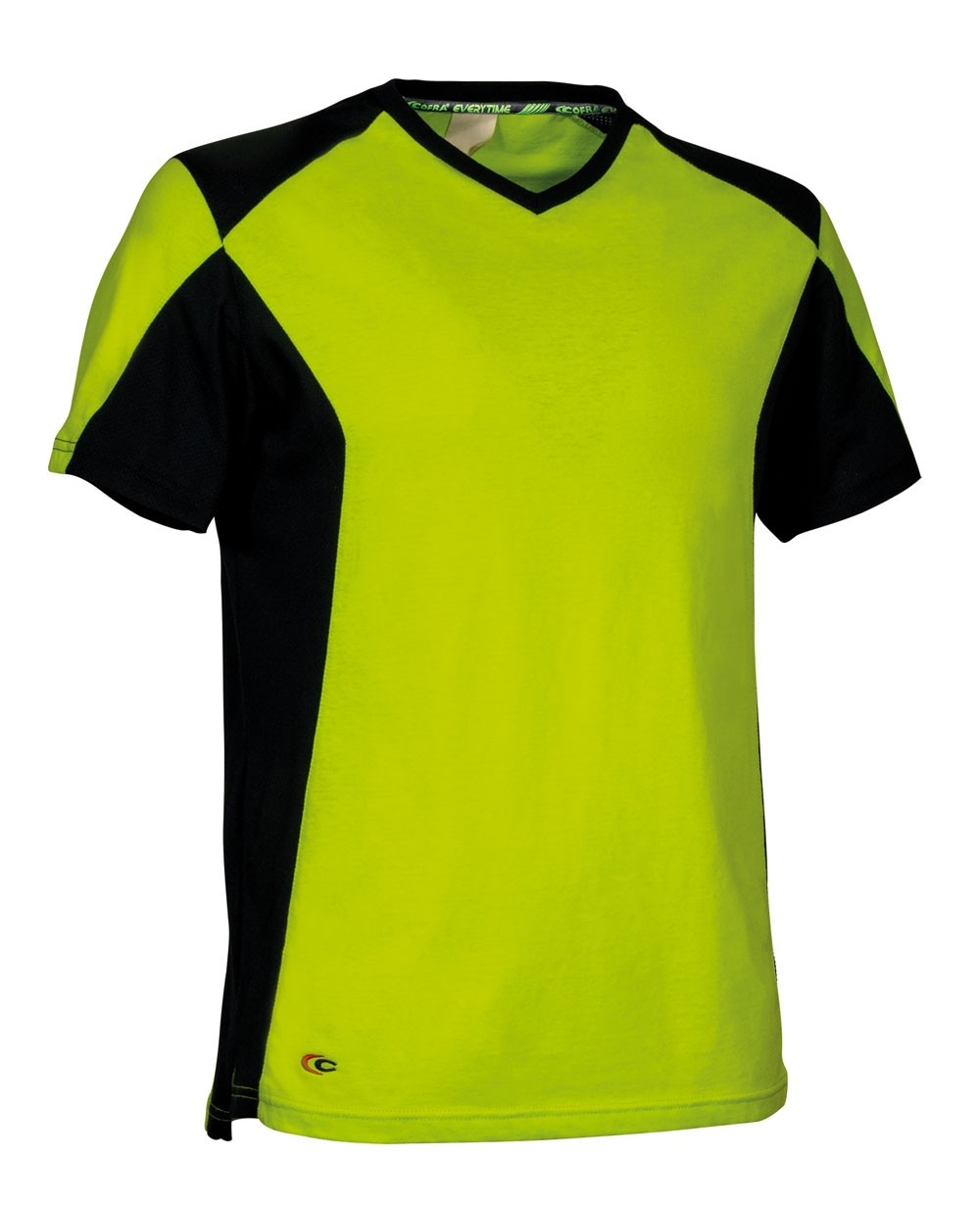 Fuori tutto - T-Shirt Da Lavoro Cofra Sesma V640-0-00 taglia L Colore Lime Nero