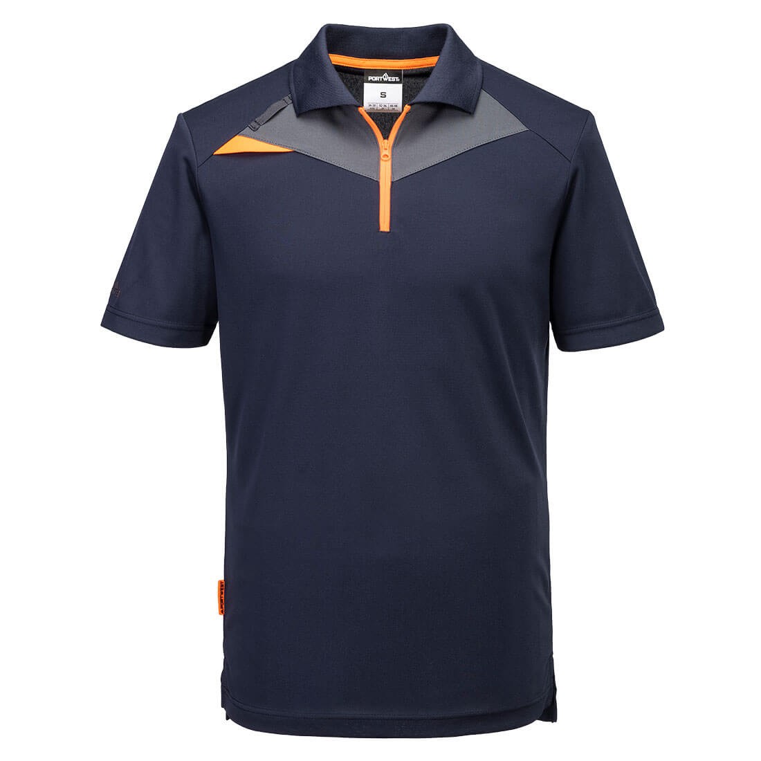 Polo da Lavoro Mezza Zip Portwest DX410