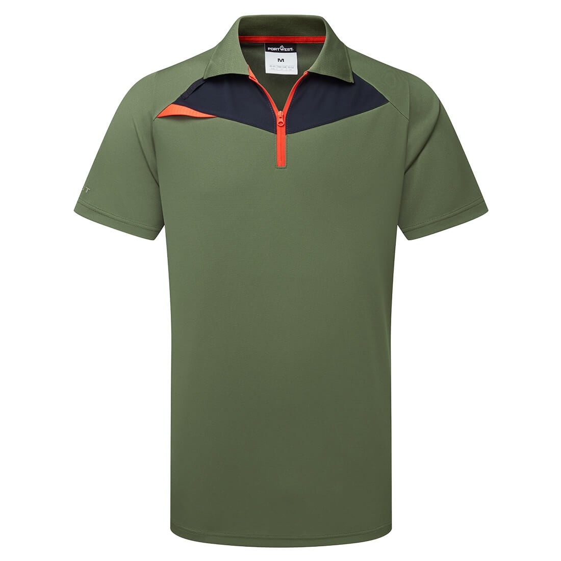 Polo da Lavoro Mezza Zip Portwest DX410