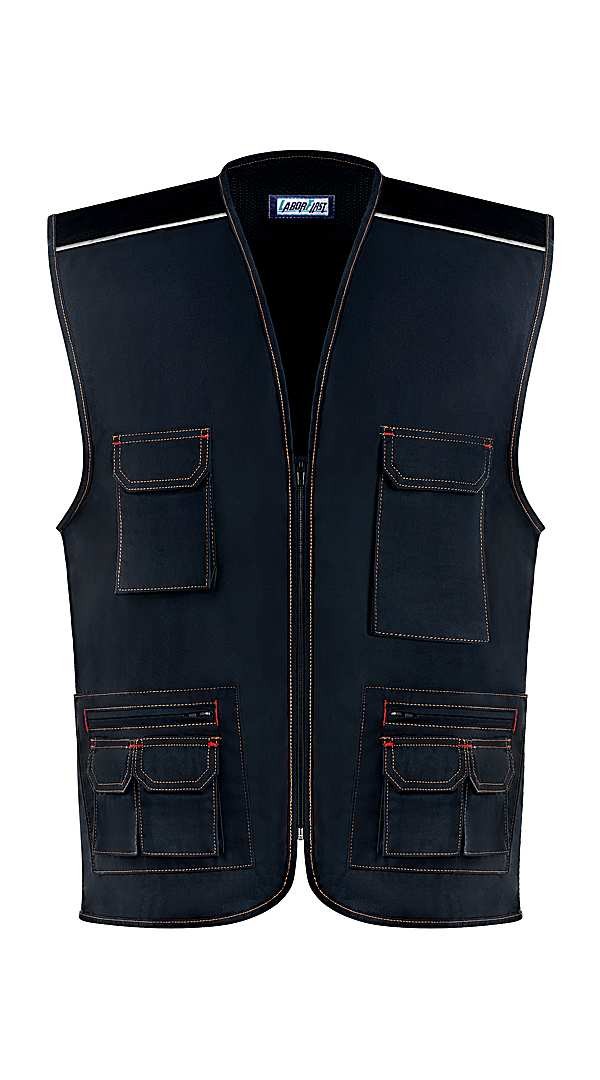 Gilet da Lavoro Multitasche Zip Intera Professional