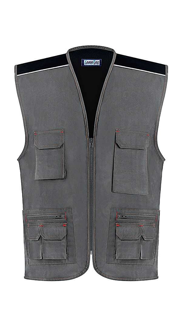 Gilet da Lavoro Multitasche Zip Intera Professional