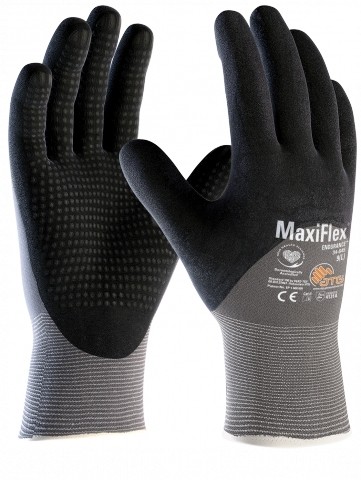12 Paia - Guanti da Lavoro ATG Maxiflex Endurance in Nitrile 42-845