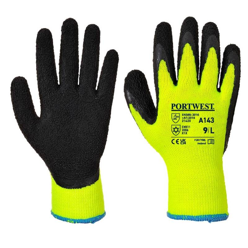 12 Paia - Guanti da Lavoro Grip Soft Thermal - A143 Portwest