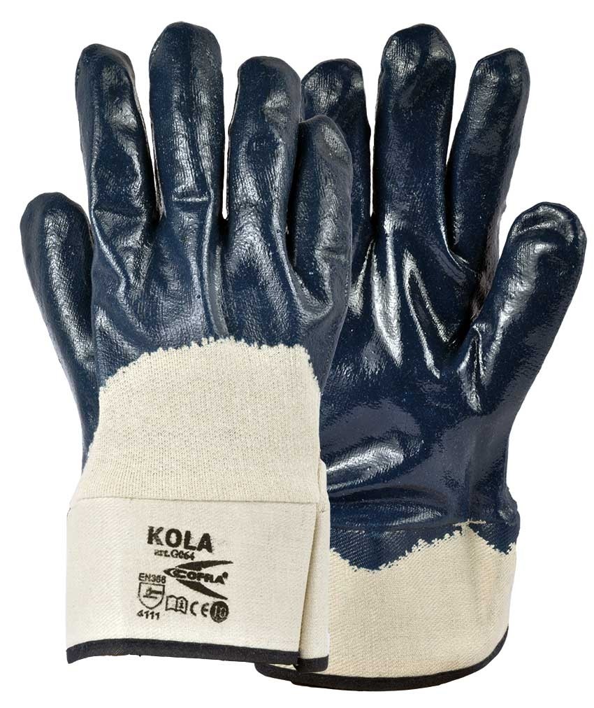 12 Paia - Guanti Da Lavoro Cofra Koala in Nitrile G064-DD00