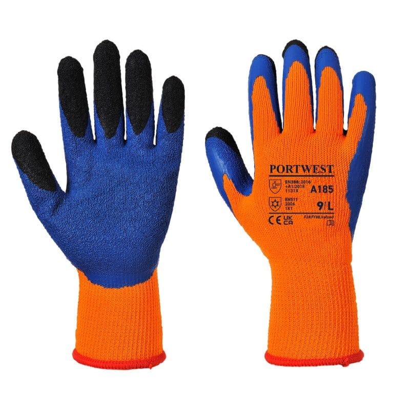 12 Paia - Guanti da Lavoro Duo-Therm - A185 Portwest