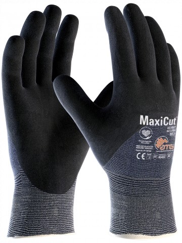 12 Paia - Guanti da Lavoro ATG Maxicut Ultra in Nitrile 44-3755
