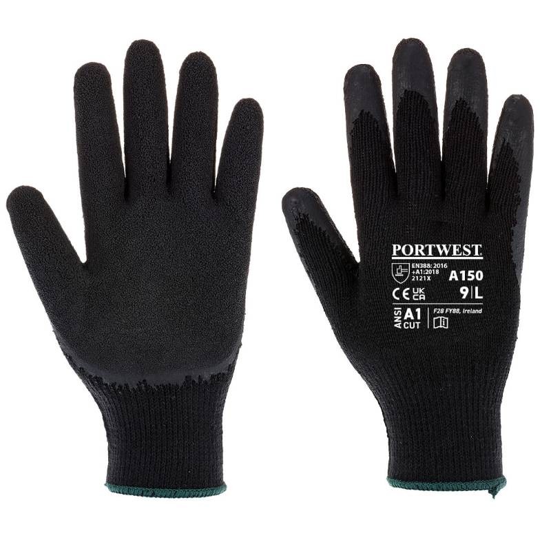 12 Paia - Guanti da Lavoro Classic Grip - Lattice - A150 Portwest