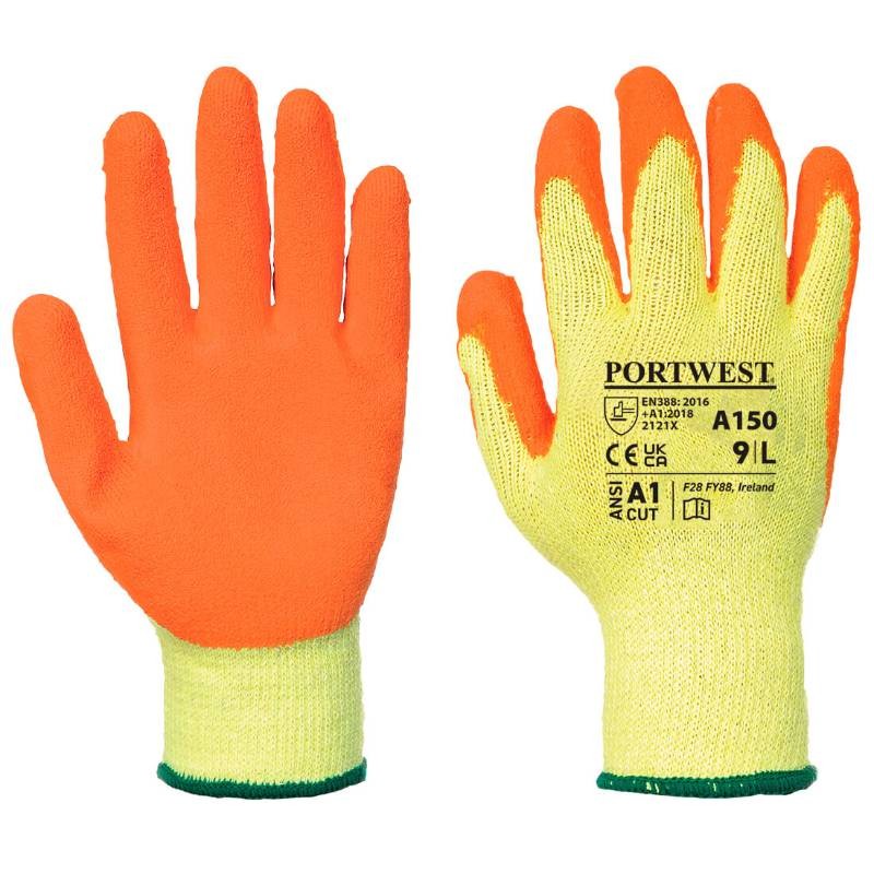 12 Paia - Guanti da Lavoro Classic Grip - Lattice - A150 Portwest
