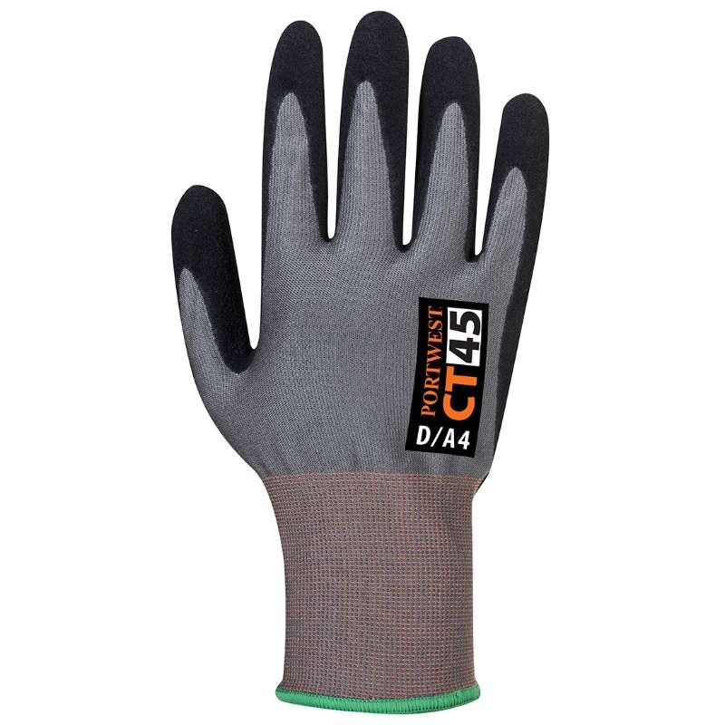 12 Paia - Guanti da Lavoro da taglio in schiuma di nitrile CT HR18 - CT45 Portwest