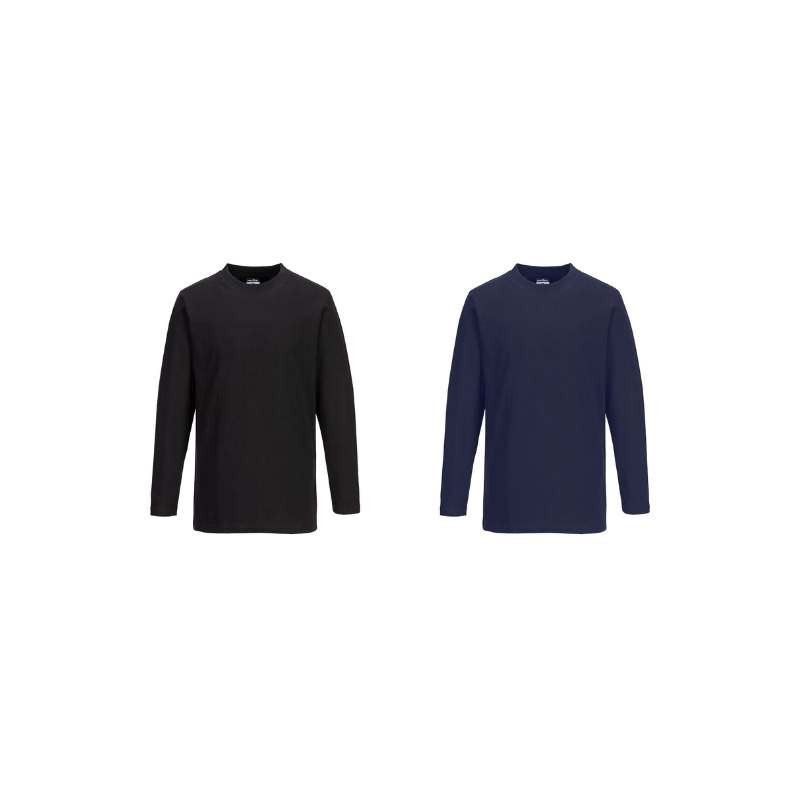 T-Shirt a maniche lunghe da Lavoro 100% Cotone Portwest B196