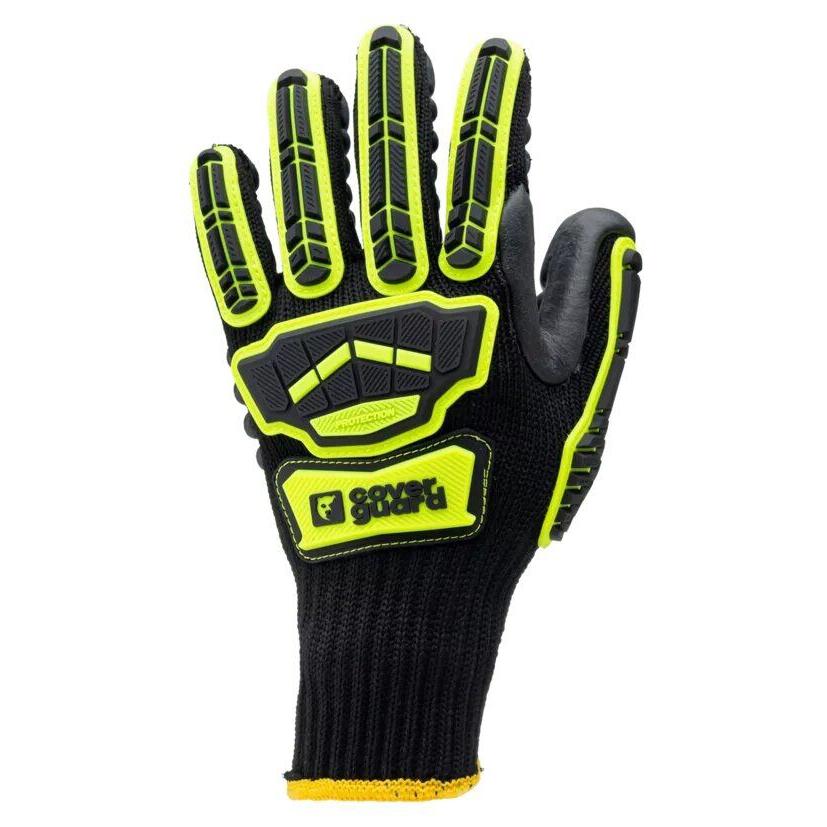 6 Paia - Guanti Da Lavoro Coverguard In Lattice Eurostrong 1VIBL00 Rischi Meccanici