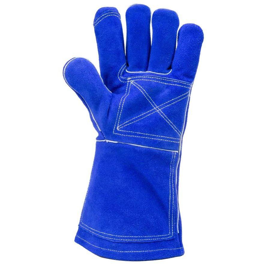 6 Paia - Guanti Da Lavoro Coverguard In Pelle Euroweld 1WEL360 Saldatore