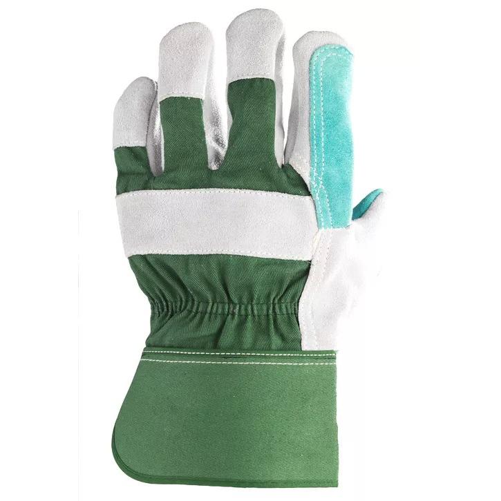 60 Pezzi - Guanti Da Lavoro Coverguard In Pelle Eurostrong MO154 Rischi Meccanici