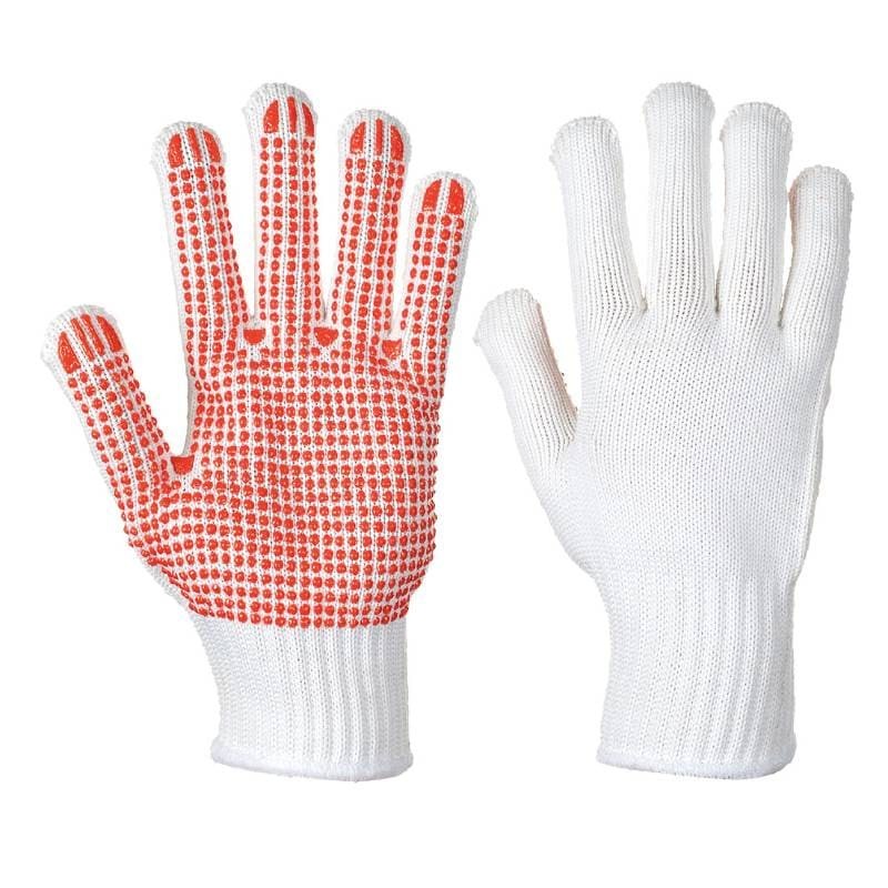 12 Paia - Guanti da Lavoro Polka Pesante - A112 Portwest