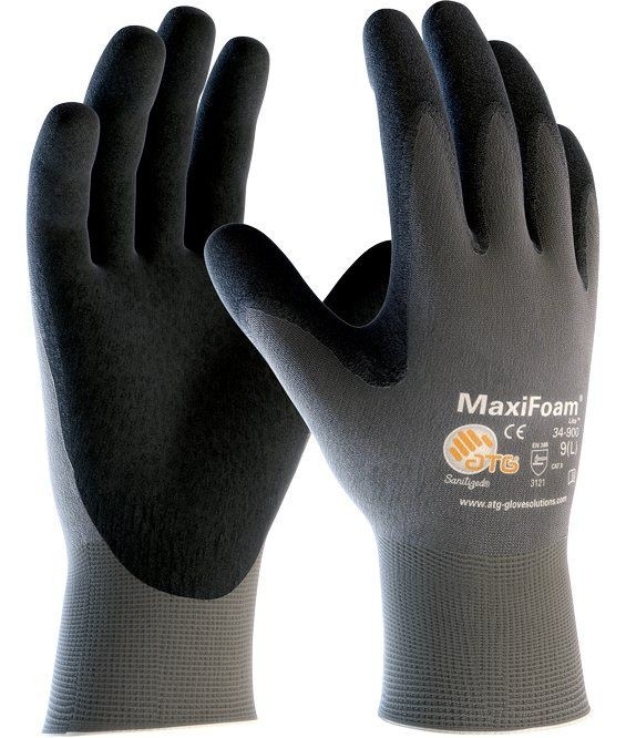 12 Paia - Guanti Da Lavoro ATG Maxifoam In Nitrile 34-900