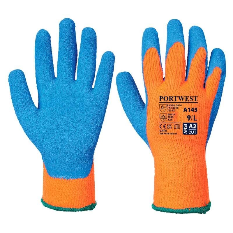 12 Paia - Guanti da Lavoro Grip Antifreddo - A145 Portwest