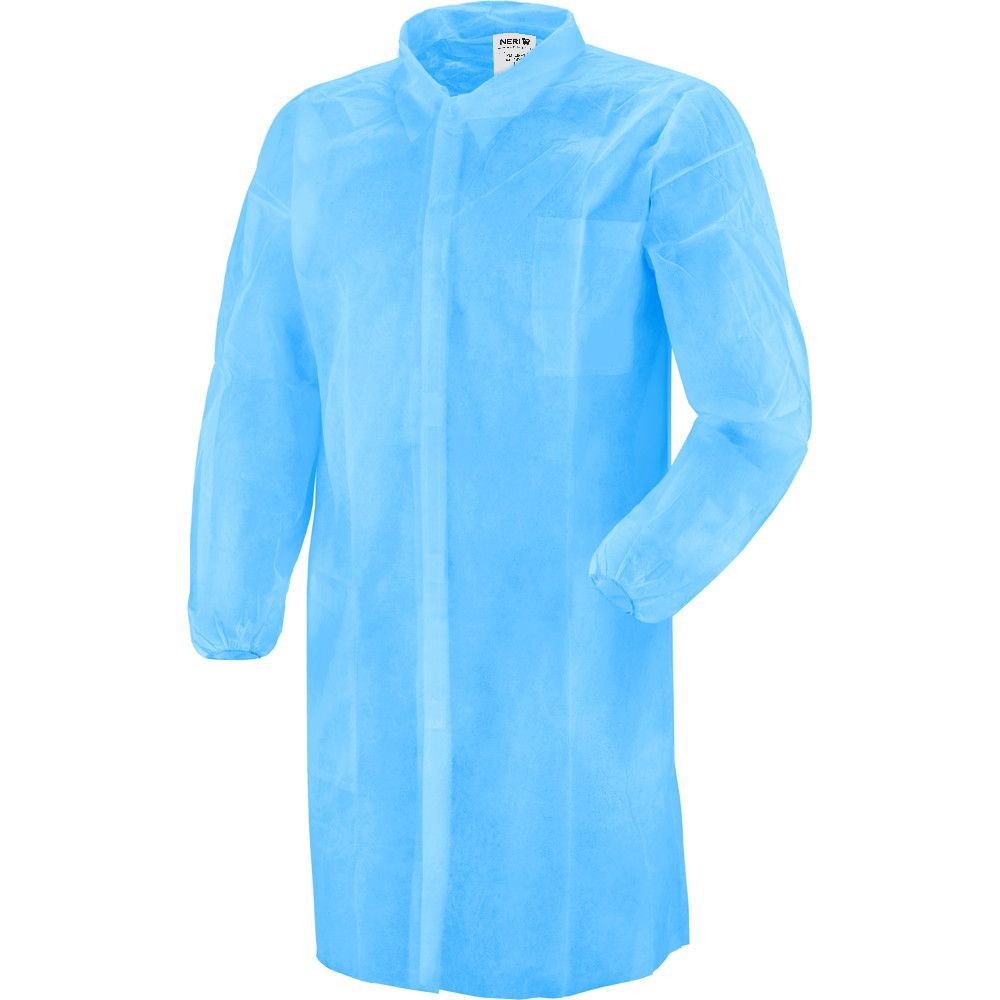 Camice con Chiusura a Velcro in 100% Polipropilene 487454 Neri