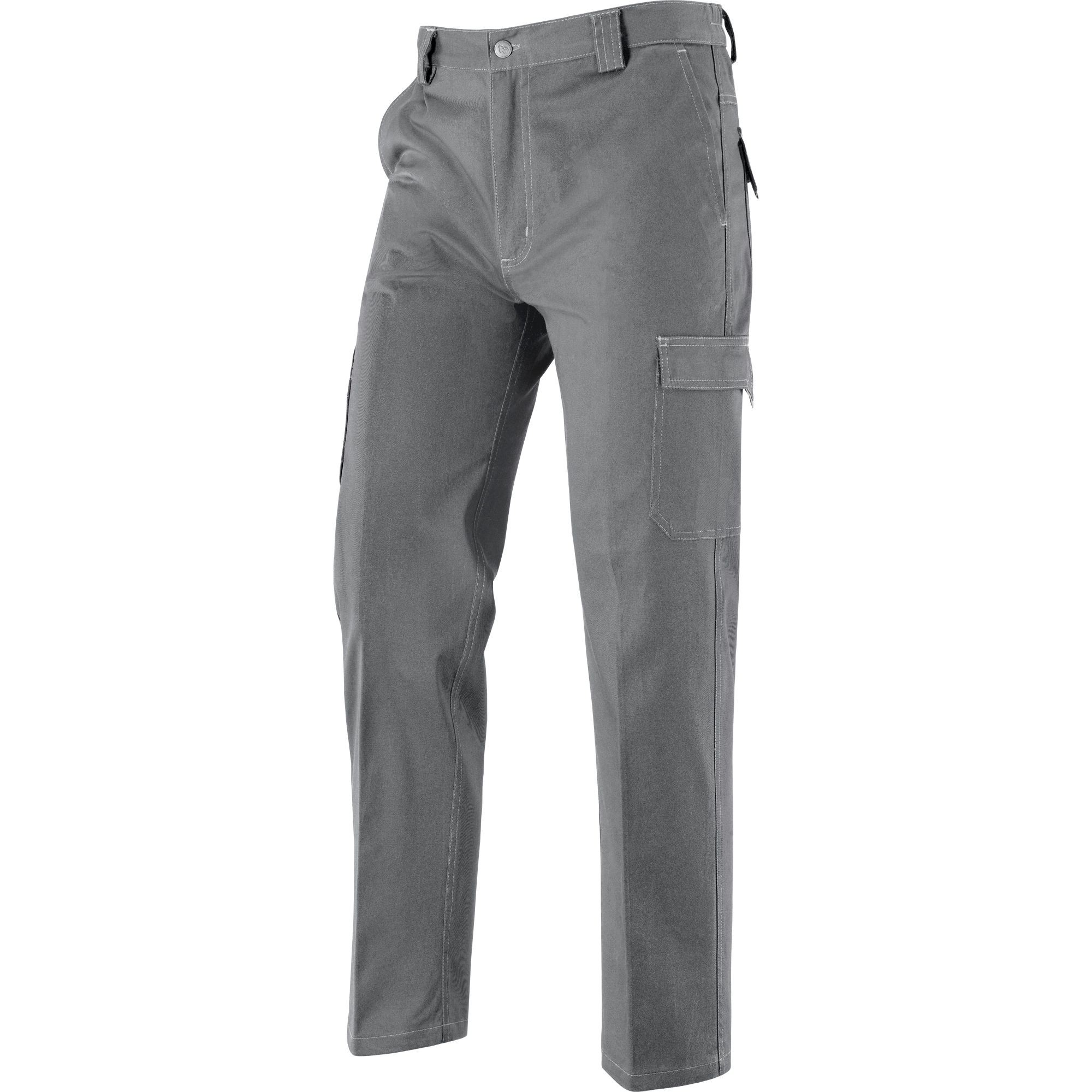 Pantalone da Lavoro Multitasche in Tessuto Cotone Stretch 97% Cotone 3% Elastan 436026 Neri