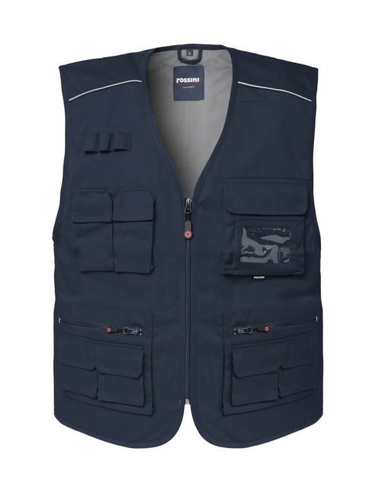 Fuori tutto-Gilet da Lavoro Multitasche Rossini Florida HH298 taglia L Nero