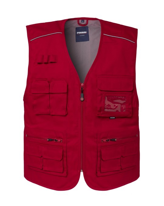 Fuori tutto-Gilet da Lavoro Multitasche Rossini Florida HH298 taglia L Nero
