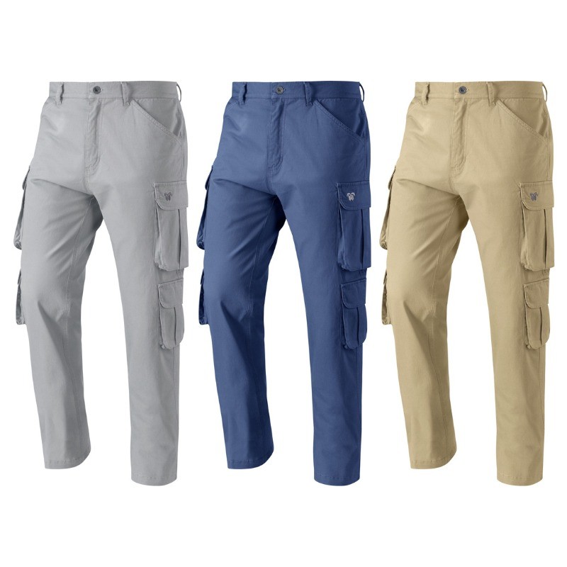 Pantalone Stretch Multitasche 436177 Neri
