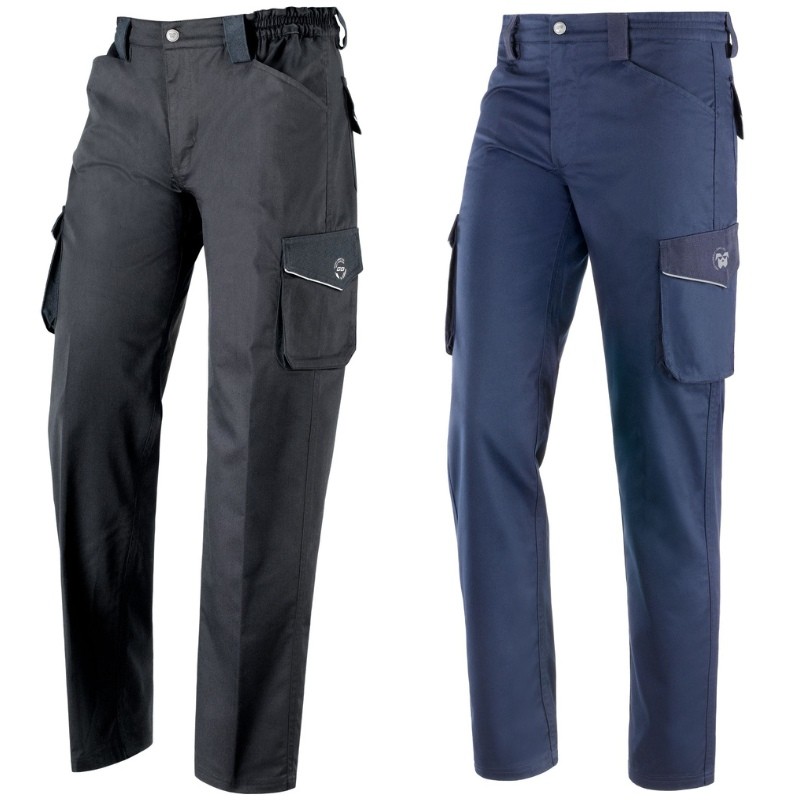 Pantalone multitasche 437074 Neri
