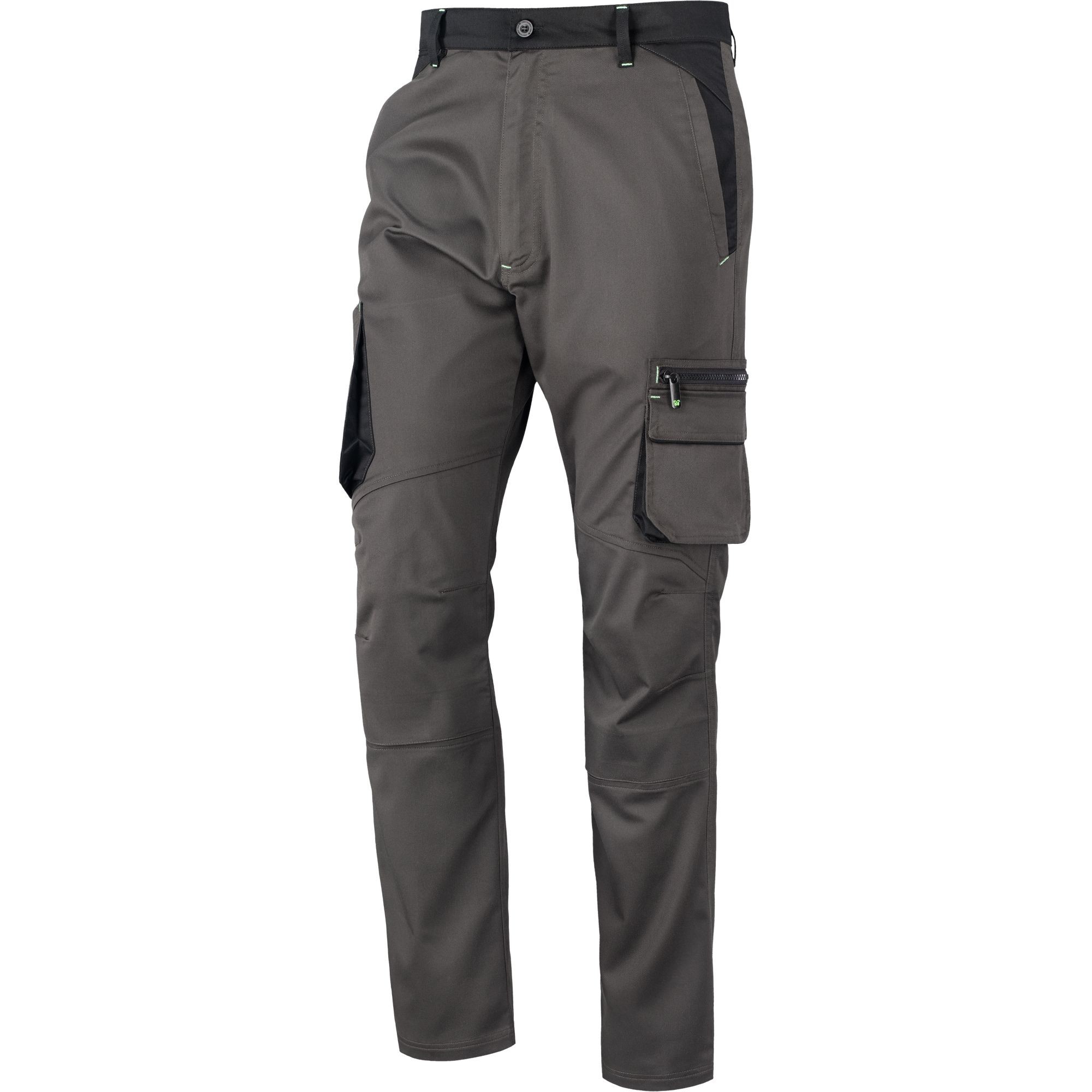 Pantalone Multitasche Bicolore Stretch 437079 Neri