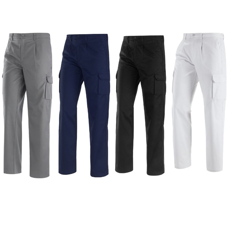 Pantalone da Lavoro Multitasche 437320 Neri