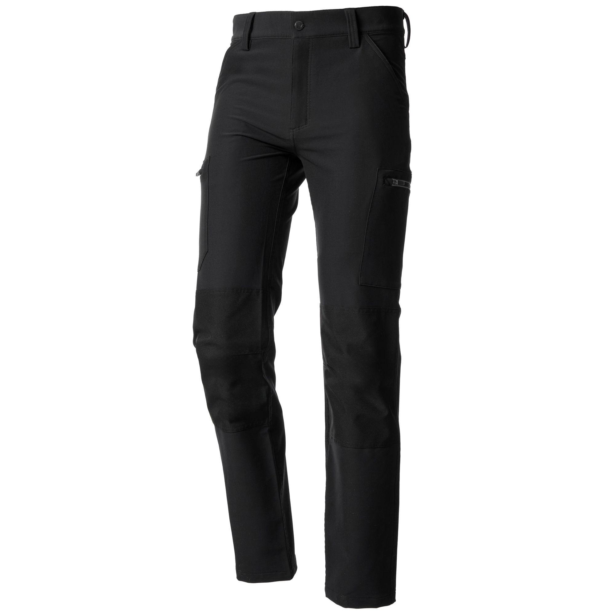 Pantalone da Lavoro Multitasche in Tessuto Stretch 437470 Neri