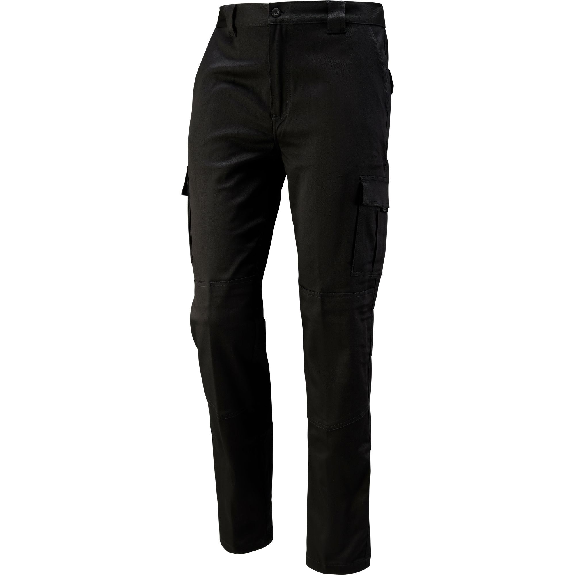 Pantalone Multitasche con Ginocchia Rinforzate 437343 Neri