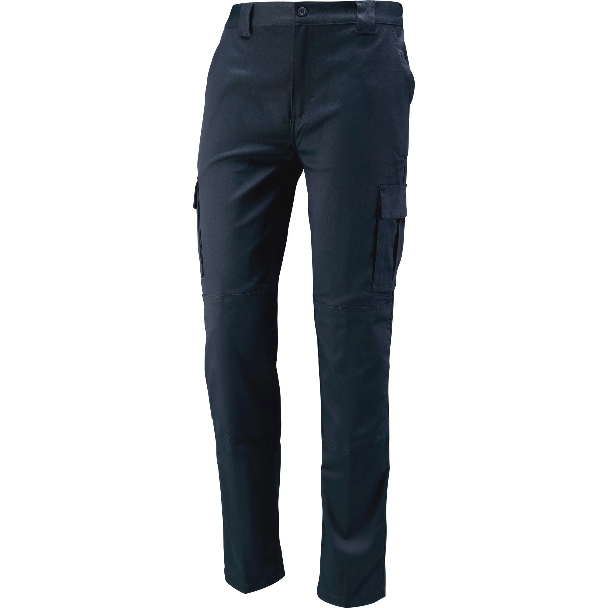 Pantalone Multitasche con Ginocchia Rinforzate 437343 Neri