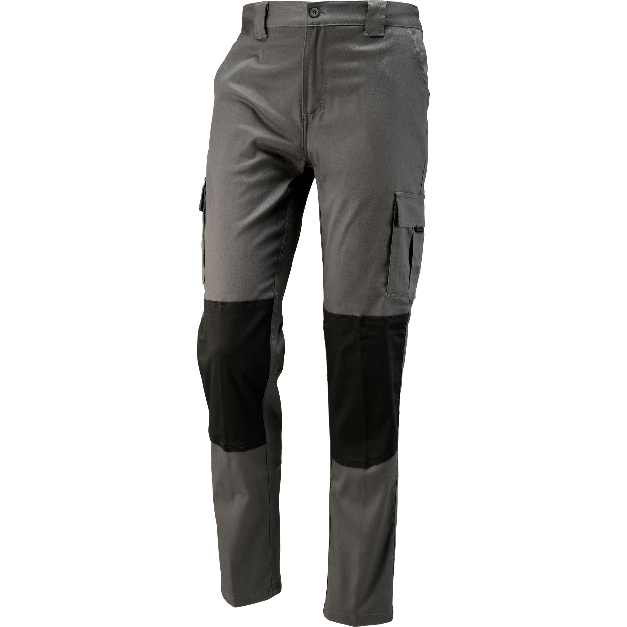 Pantalone da Lavoro Pesante con Ginocchia Rinforzate 437436 Neri