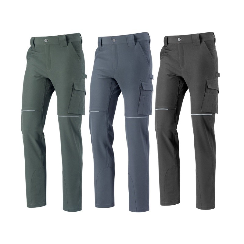 Pantalone Stretch in Tessuto Tecnico 437455 Neri