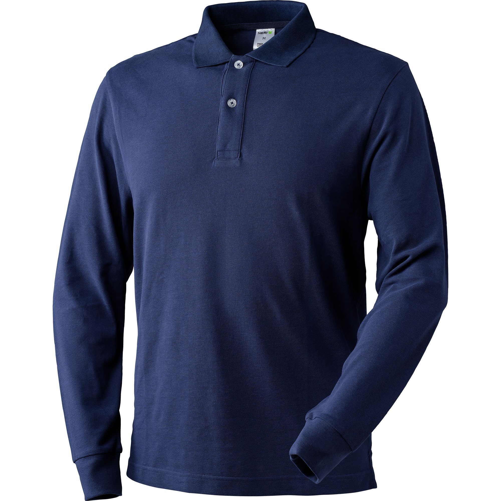 Polo Manica Lunga 100% Cotone 471048 Neri